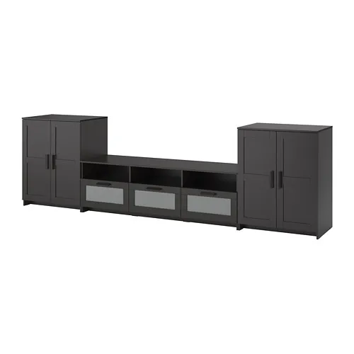 BRIMNES - 電視收納組合, 黑色, 336x41x95 公分 | IKEA 線上購物 - PE734352_S4