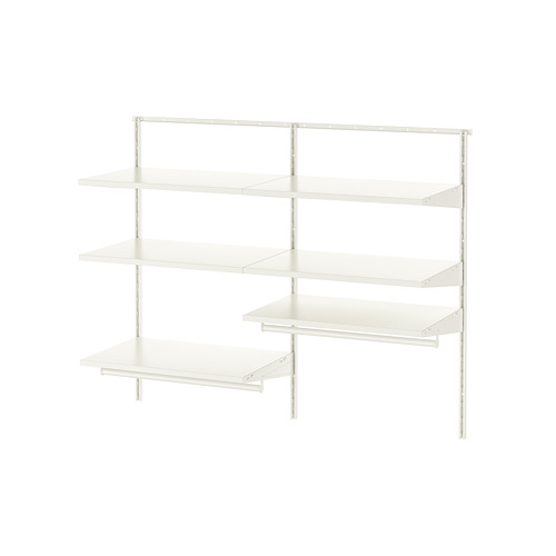 BOAXEL - wardrobe combination, white, 125x40x101 cm | IKEA Taiwan Online - PE775993_S4