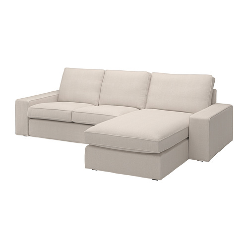 KIVIK 3-seat sofa with chaise longue