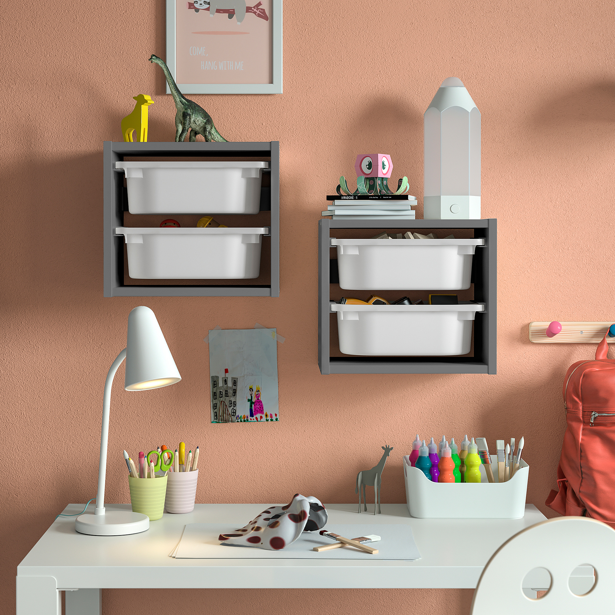 TROFAST wall storage