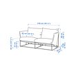 HAVSTEN 2-seat sofa, outdoor