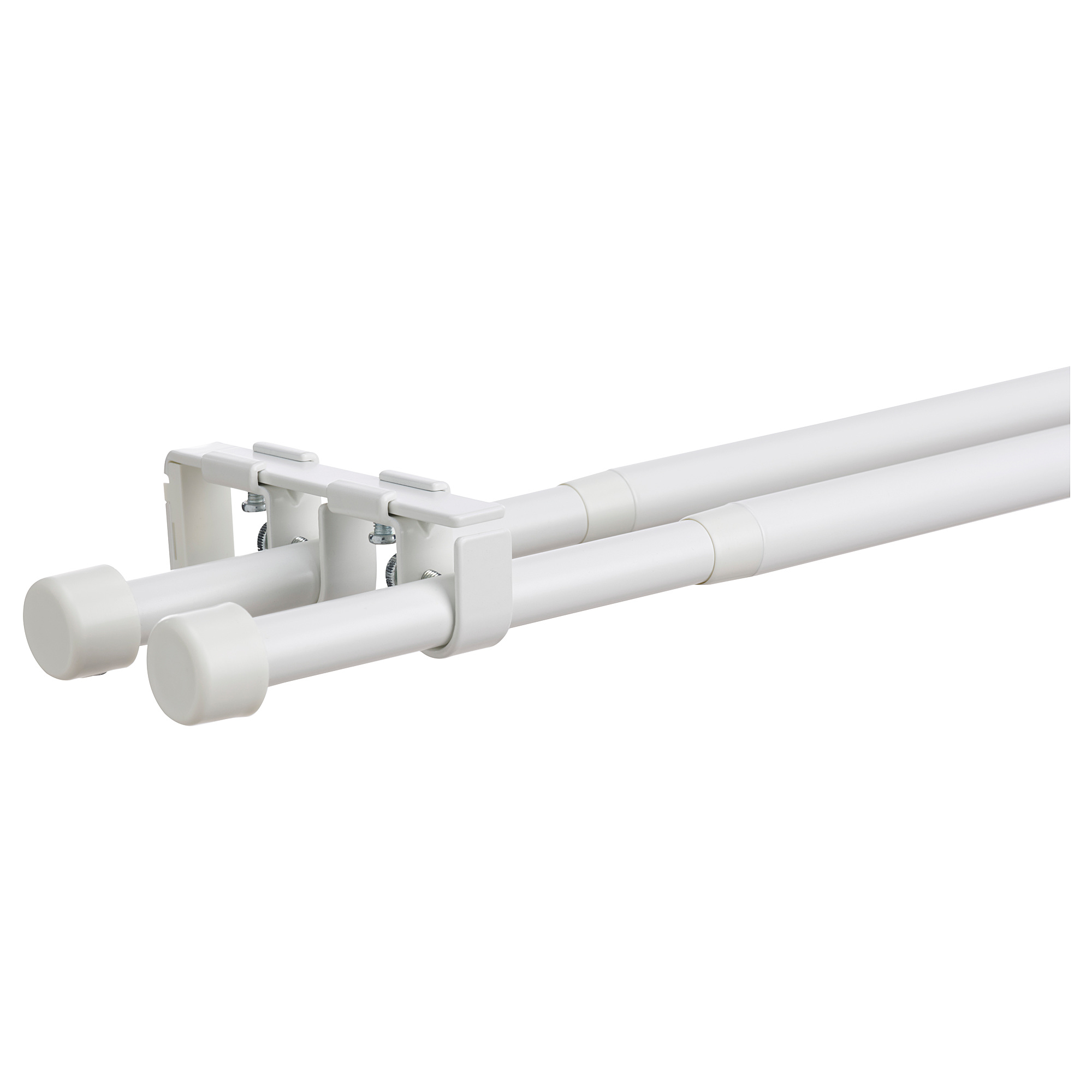 BEKRÄFTA double curtain rod set