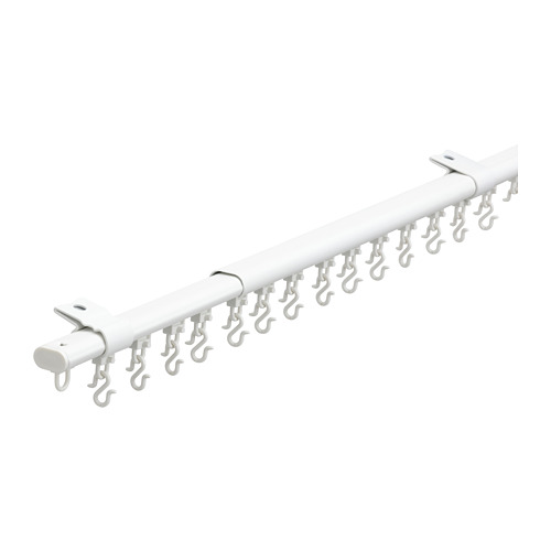FRAMFUSIG - 附滑動鉤單軌窗簾軌道, 白色 | IKEA 線上購物 - PE788539_S4