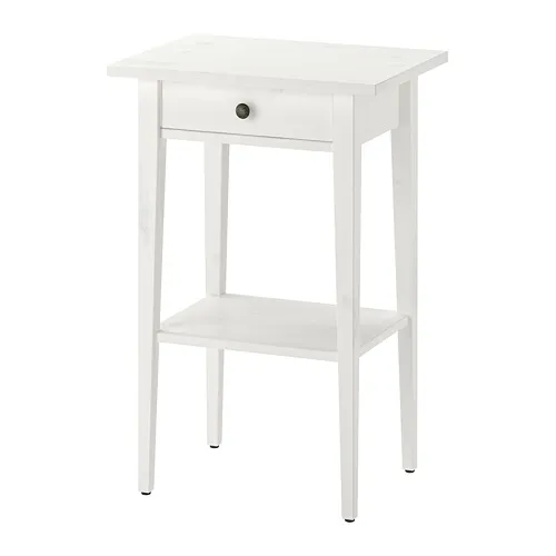 HEMNES - 床邊桌, 染白色, 46x35 公分 | IKEA 線上購物 - PE691831_S4
