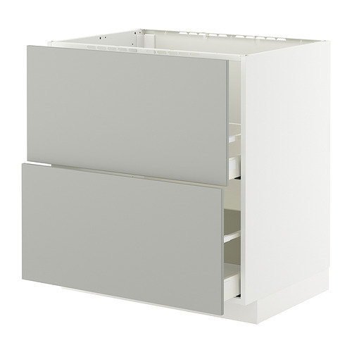 METOD/MAXIMERA base cab f sink+2 fronts/2 drawers