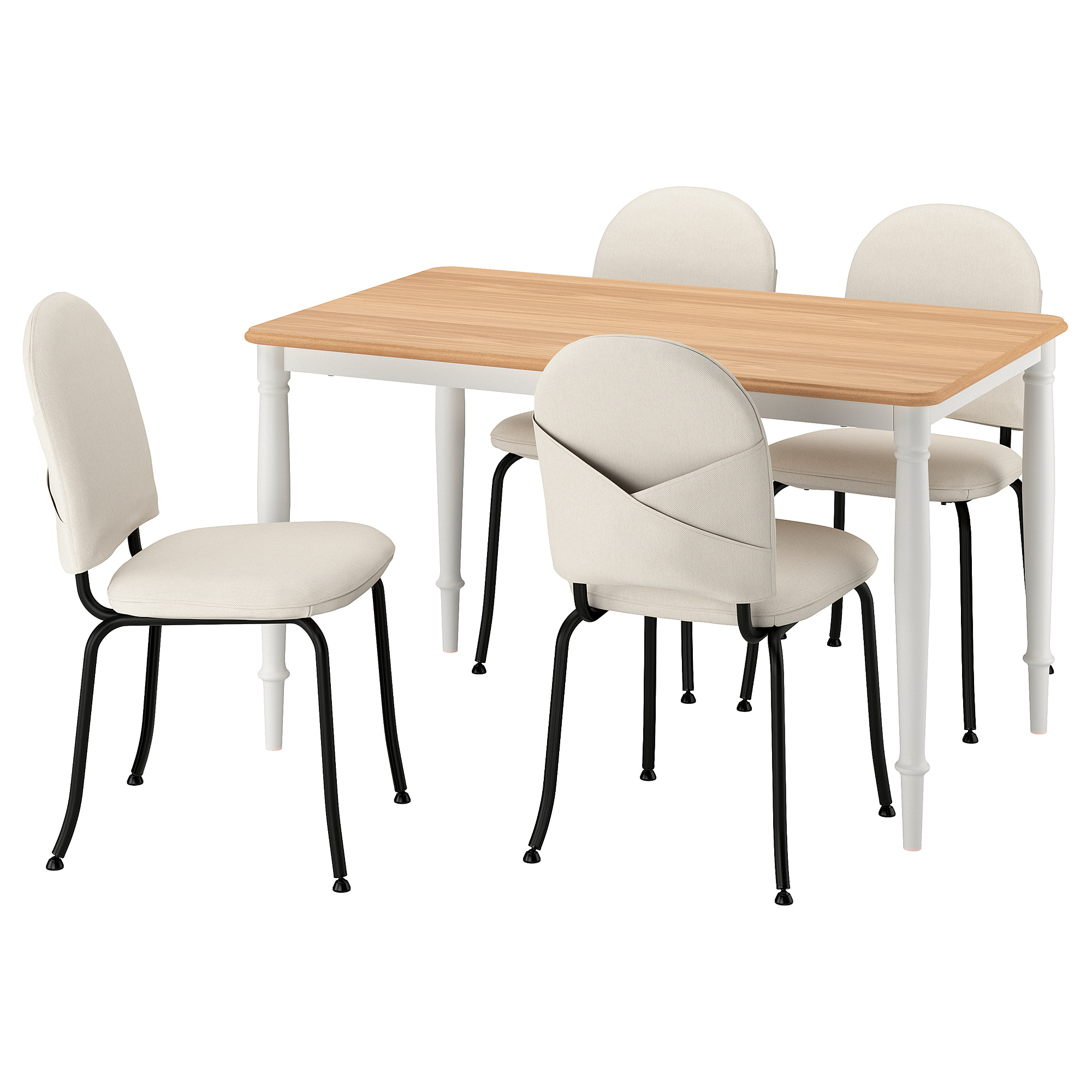 DANDERYD/EBBALYCKE table and 4 chairs