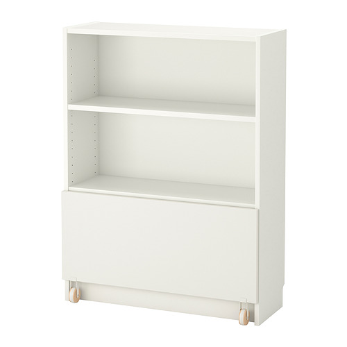 BILLY - 書櫃附抽屜, 白色, 80x30x106 公分 | IKEA 線上購物 - PE875183_S4