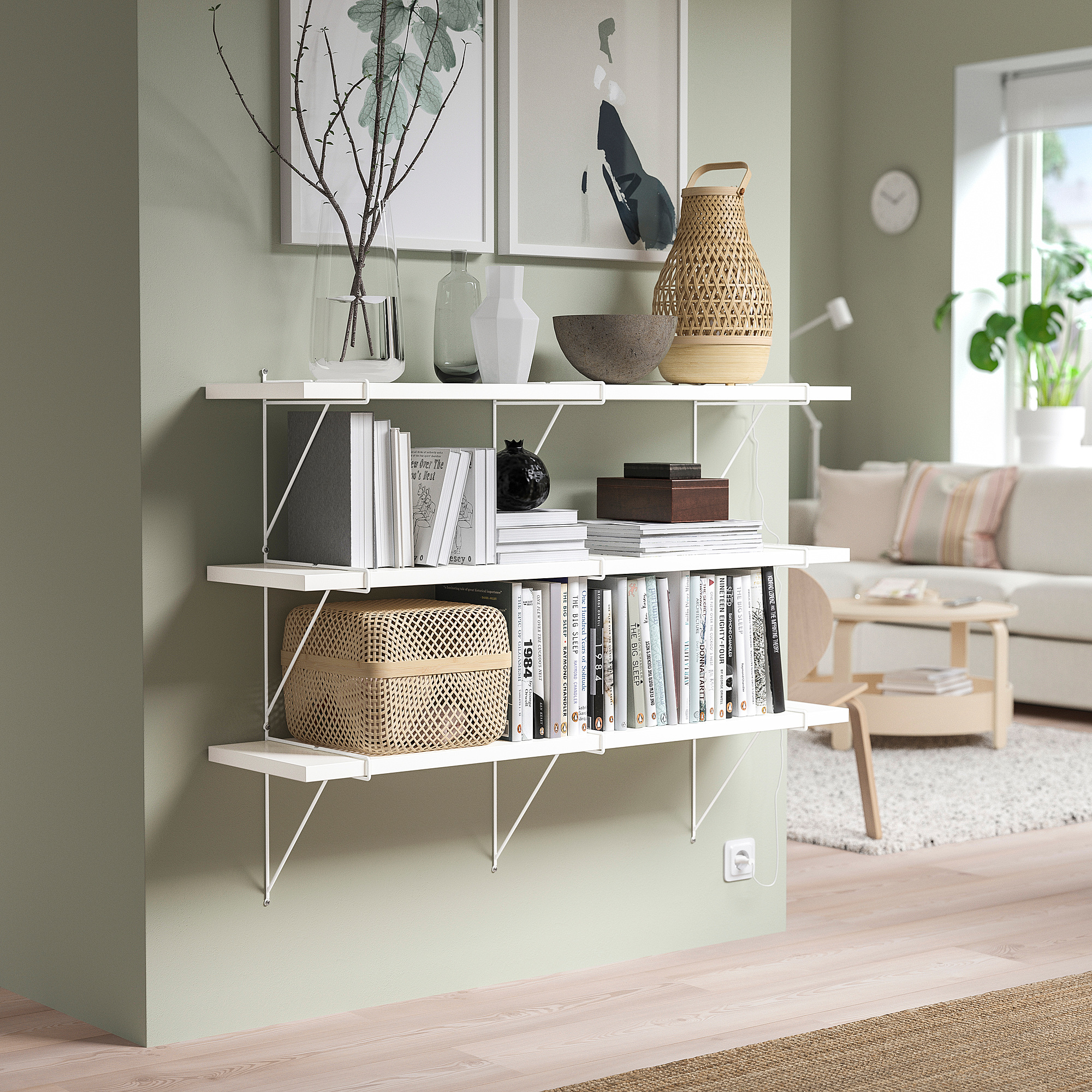 BERGSHULT/PERSHULT wall shelf combination