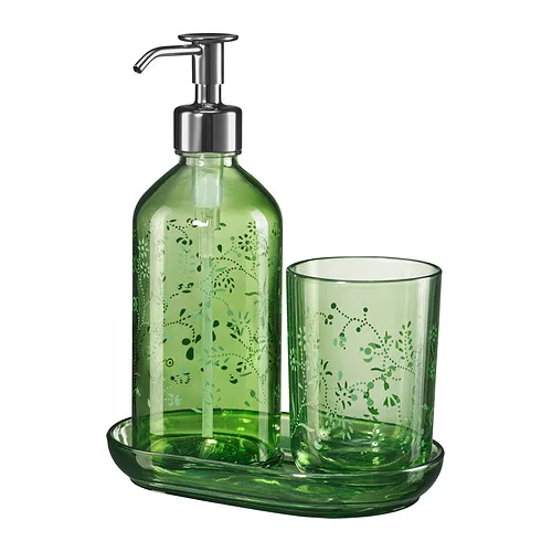 GROSSJÖN - 浴室用品 3件組, 綠色 | IKEA 線上購物 - PE979297_S4