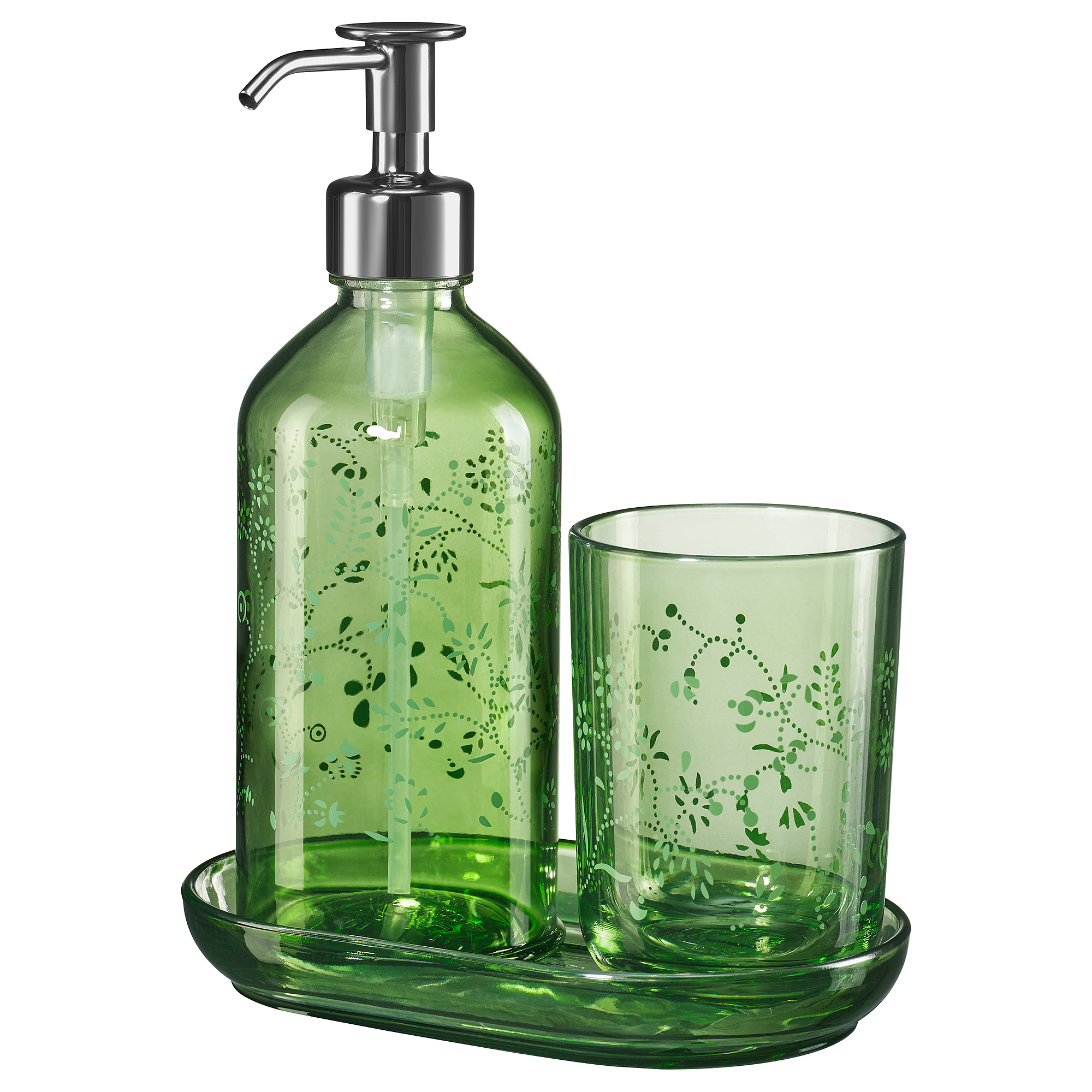 GROSSJÖN 3-piece bathroom set