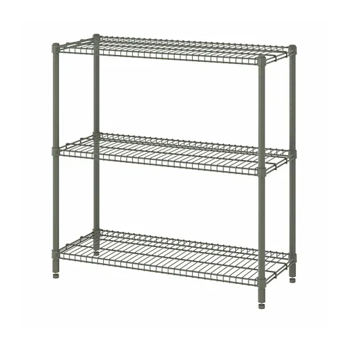 OMAR - 層架組, 灰綠色, 92x36x94 公分 | IKEA 線上購物 - PE788596_S4