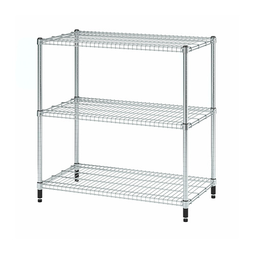 OMAR - shelving unit, galvanised, 92x50x94 cm | IKEA Taiwan Online - PE788600_S4