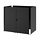 GRILLSKÄR - door/side units/back, black/stainless steel outdoor, 86x61 cm | IKEA Taiwan Online - PE788611_S1