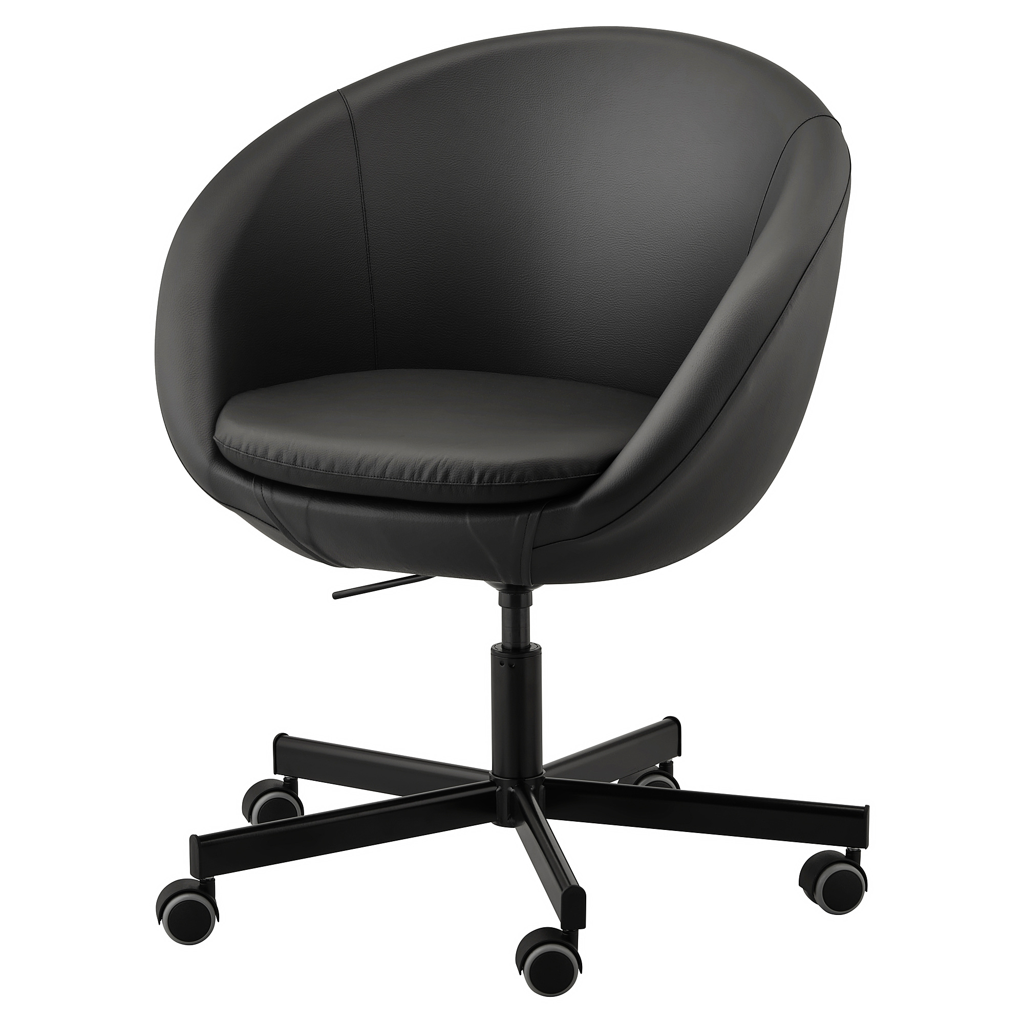 SKRUVSTA - 旋轉電腦椅, Idhult 黑色| IKEA 線上購物