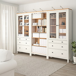 HEMNES - storage combination w doors/drawers, light brown | IKEA Taiwan Online - PE769495_S3