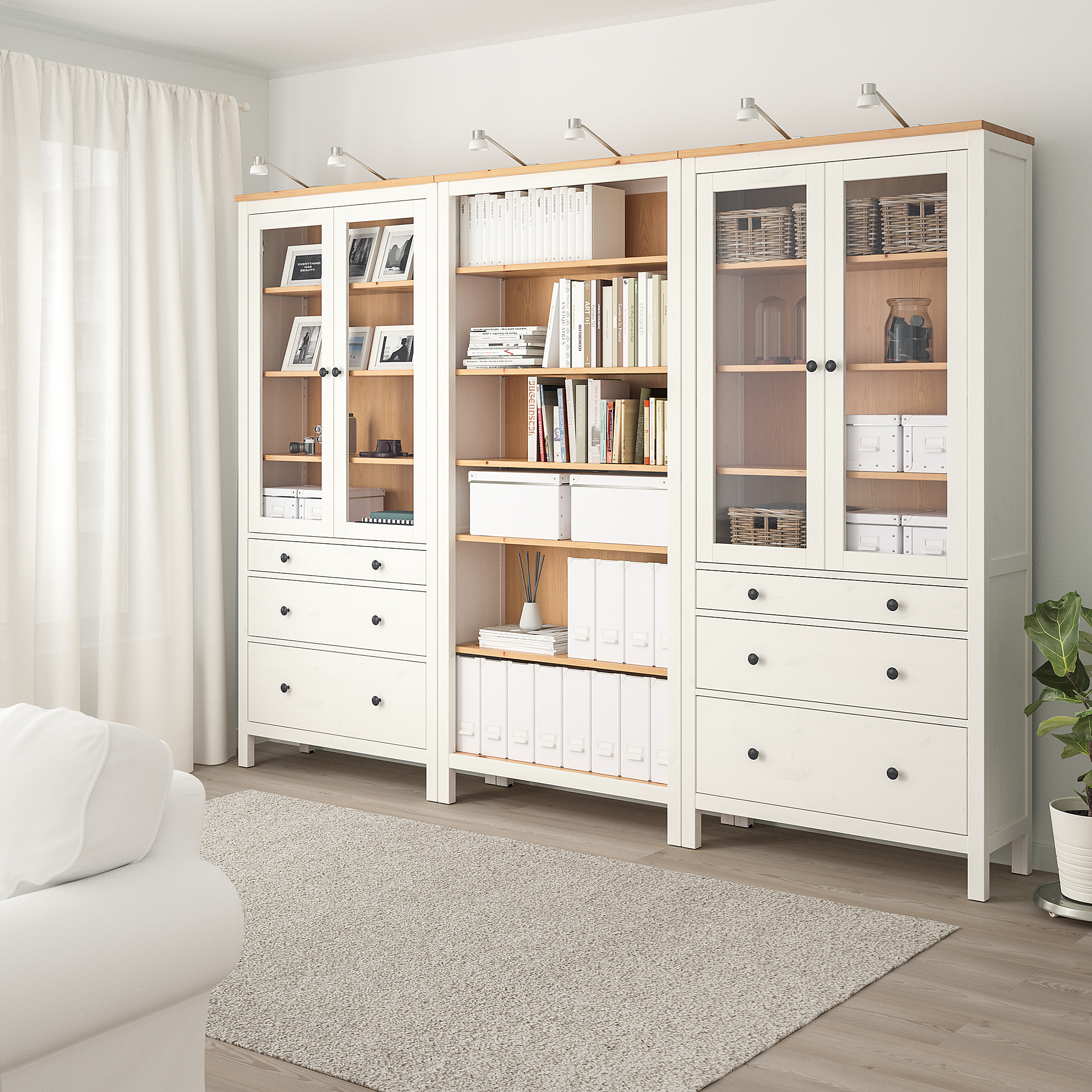 HEMNES 附門/抽屜收納組合