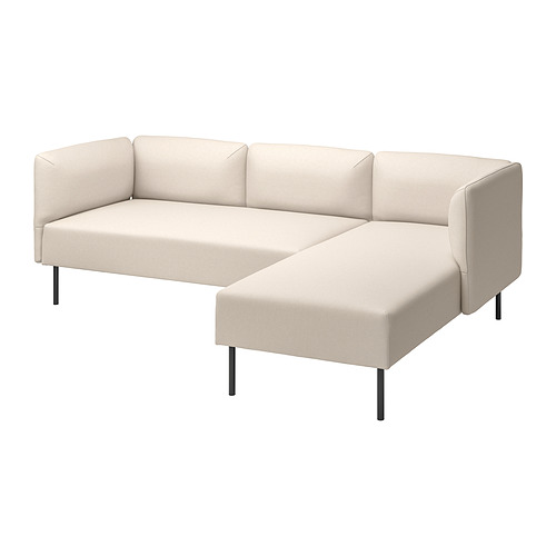 LILLEHEM 3-seat modular sofa w chaise longue
