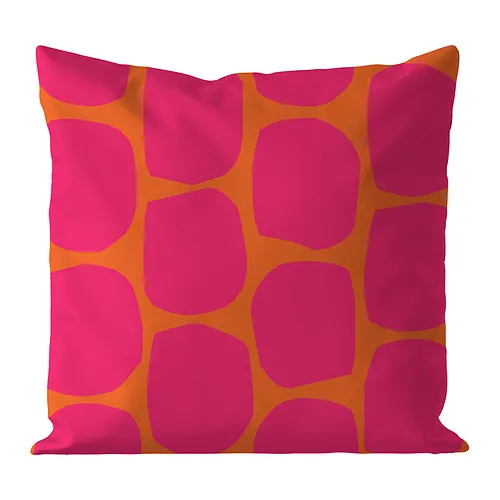 GULLBERGSÖ - 靠枕套, 粉紅色 亮橙色/戶外用 室內, 50x50 公分 | IKEA 線上購物 - PE979352_S4