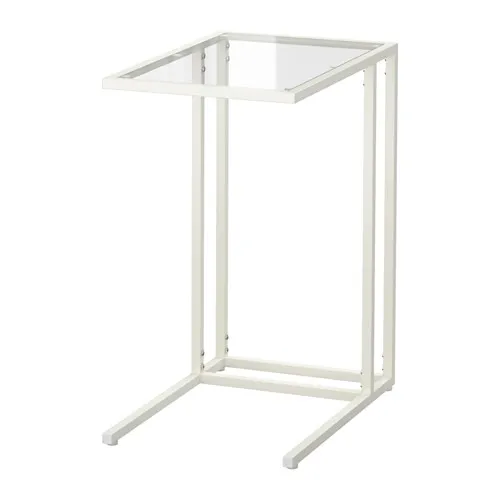 VITTSJÖ - 筆記型電腦桌, 白色/玻璃, 35x65 公分 | IKEA 線上購物 - PE517662_S4