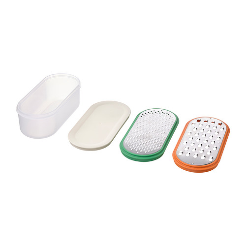 UPPFYLLD grater with container, set of 4