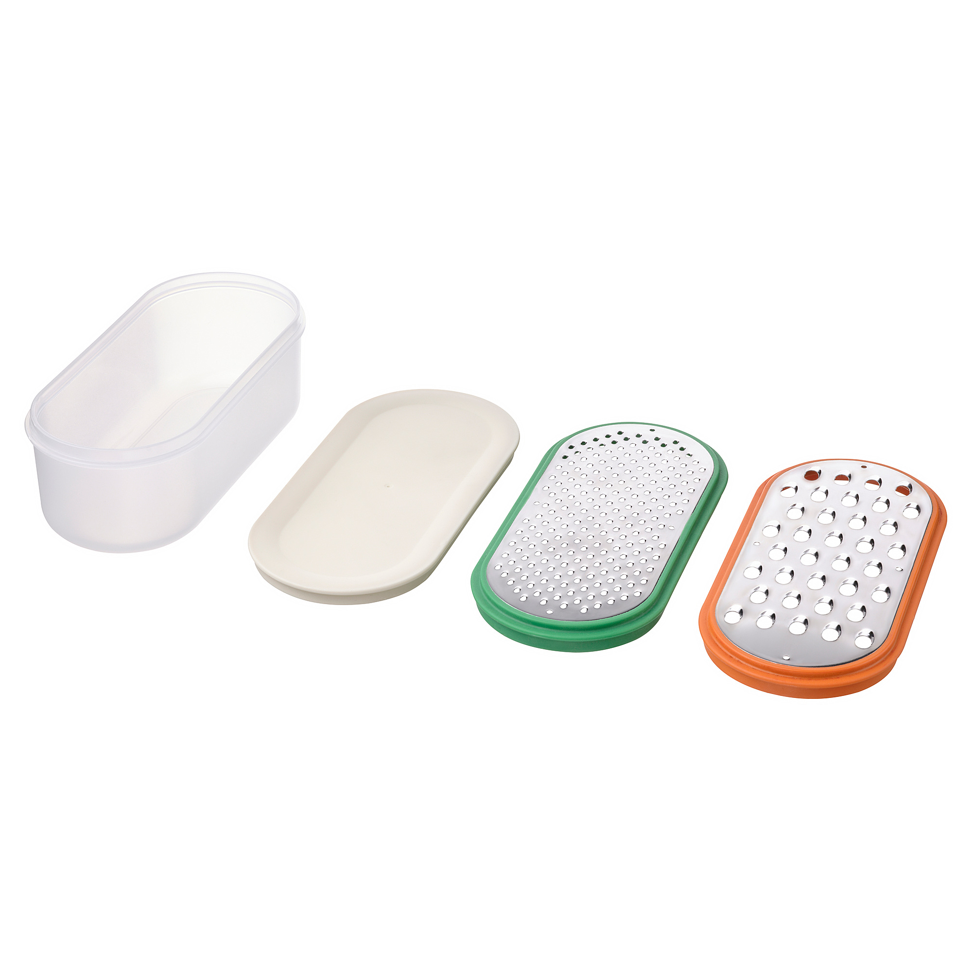 UPPFYLLD grater with container, set of 4