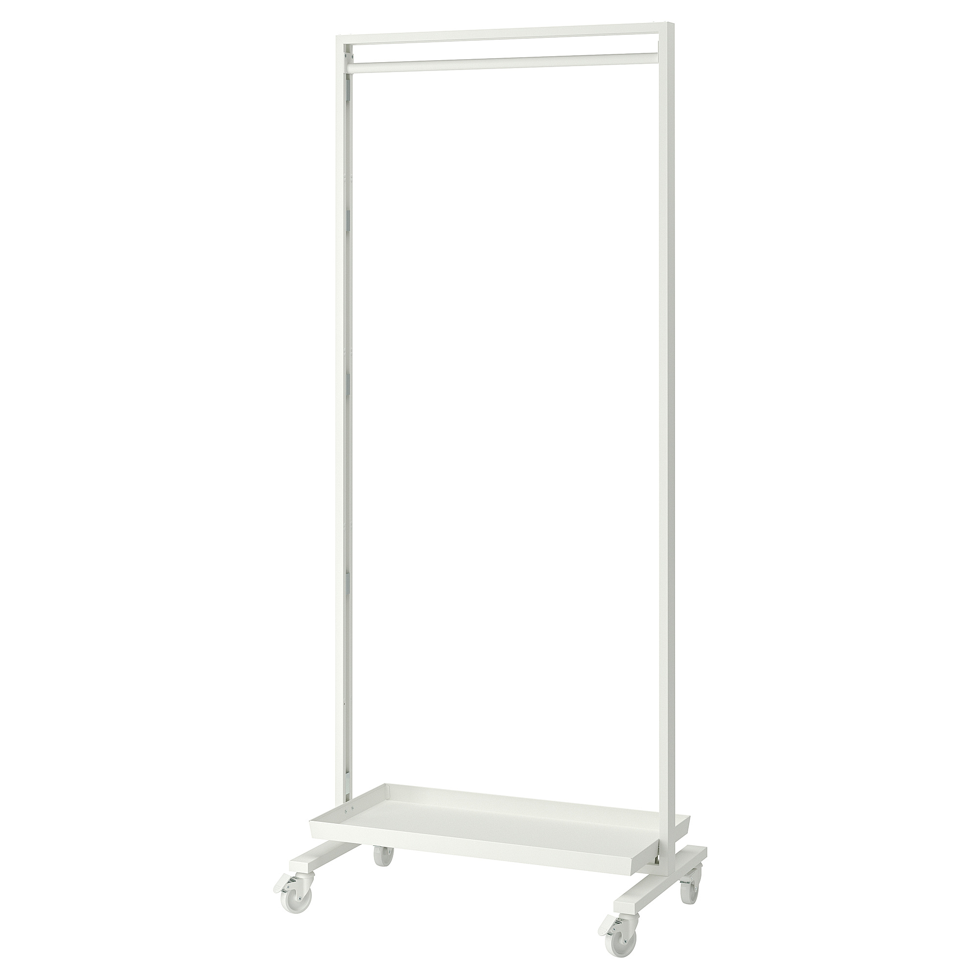 MITTZON frame w cstrs/clths rail/disp shlf