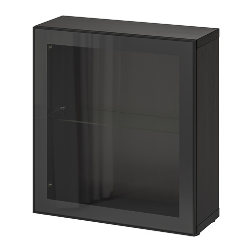 BESTÅ - shelf unit with glass door, black-brown/Glassvik black/clear glass | IKEA Taiwan Online - PE692108_S4