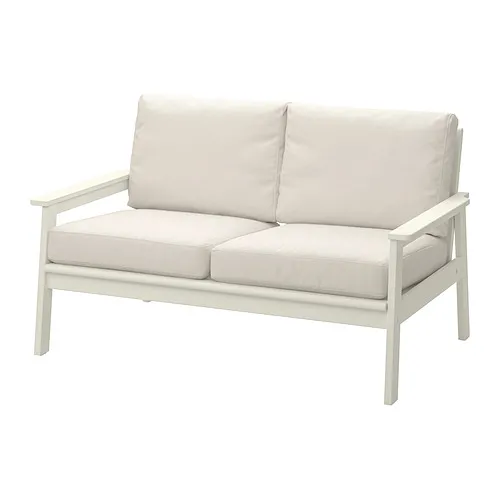 BONDHOLMEN - 2-seat sofa, outdoor, white/beige/Frösön/Duvholmen beige | IKEA Taiwan Online - PE943799_S4
