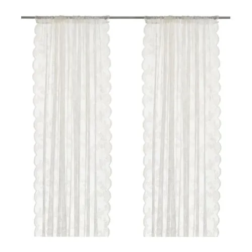 ALVINE SPETS - 紗簾 2件裝, 淺乳白色/穿桿式, 145x250 公分 | IKEA 線上購物 - PE242082_S4