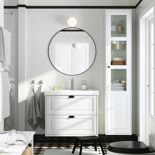 TÄNNFORSEN/ORRSJÖN wash-stnd w drawers/wash-basin/tap