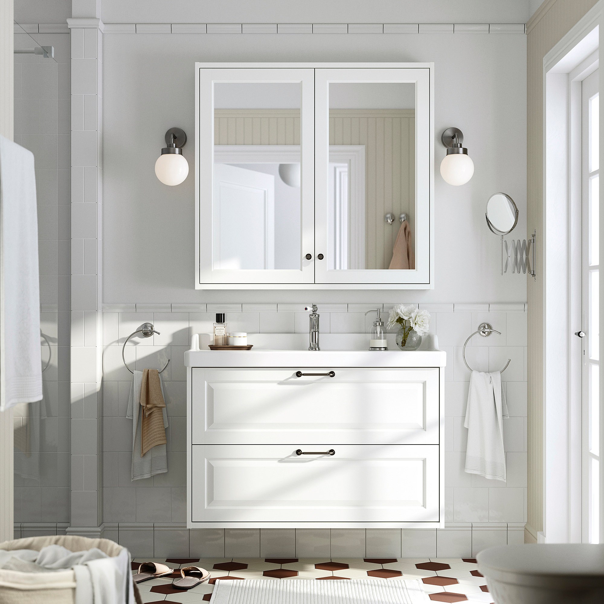TÄNNFORSEN wash-stand with drawers