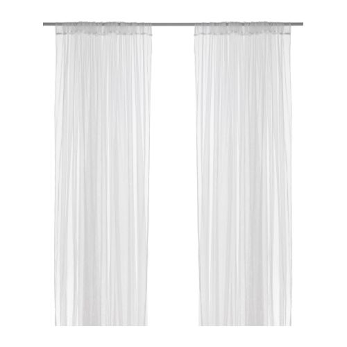 LILL - 紗簾 2件裝, 白色 | IKEA 線上購物 - PE242253_S4