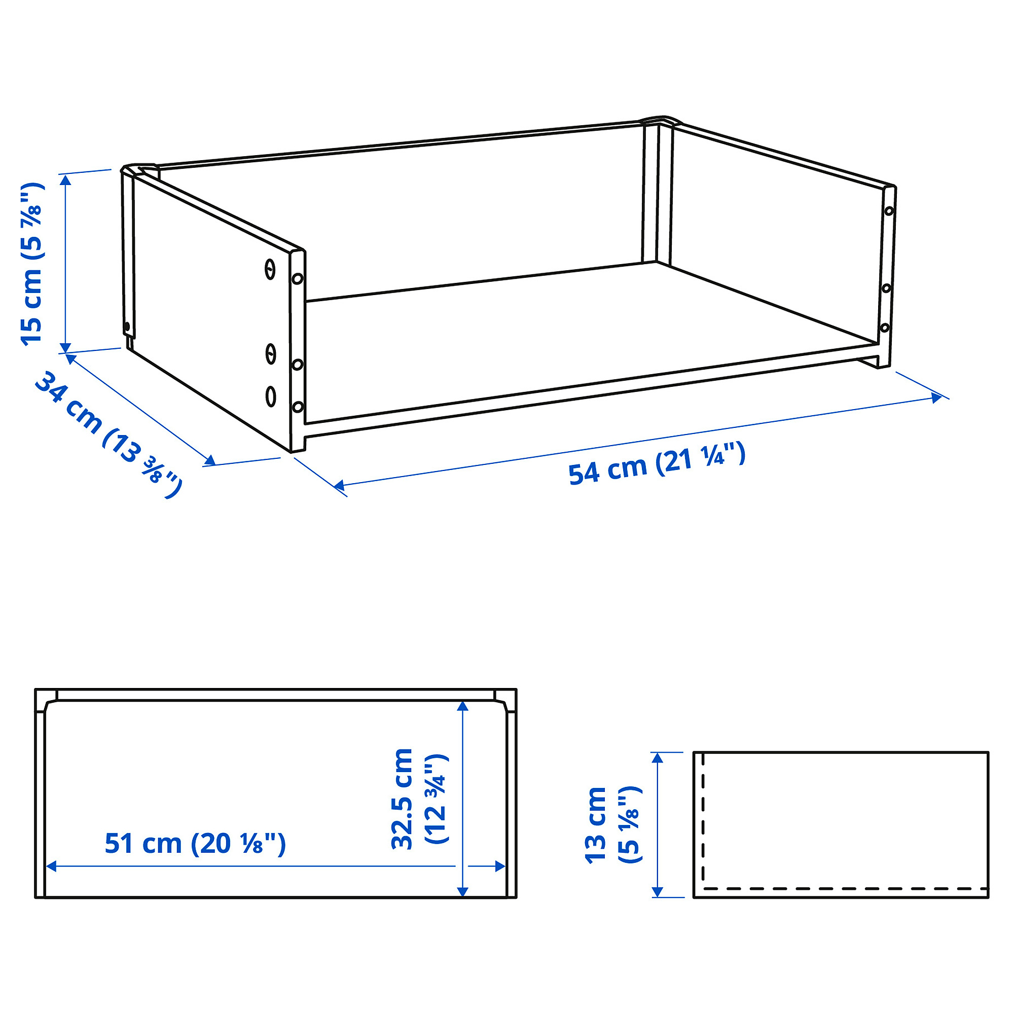 BESTÅ drawer frame