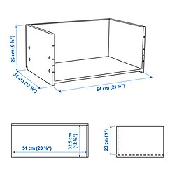 BESTÅ - drawer frame, white | IKEA Taiwan Online - PE516275_S3
