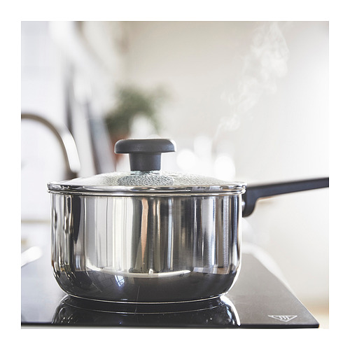 MIDDAGSMAT saucepan with lid