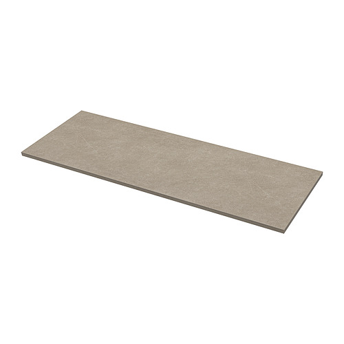 EKBACKEN - 檯面, 灰米色 仿石紋/美耐板, 246x2.8 公分 | IKEA 線上購物 - PE979467_S4