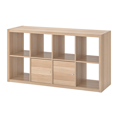 KALLAX shelving unit with doors