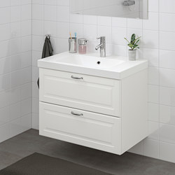 GODMORGON - 洗臉盆櫃/2抽, 白色 | IKEA 線上購物 - PE413906_S3