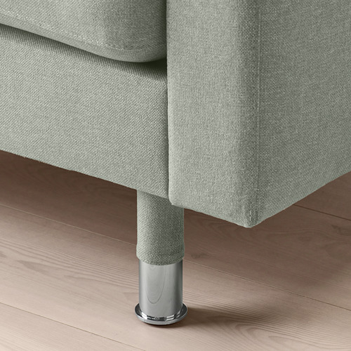 LANDSKRONA - 3-seat sofa, Gunnared light green/metal | IKEA Taiwan Online - PE711003_S4