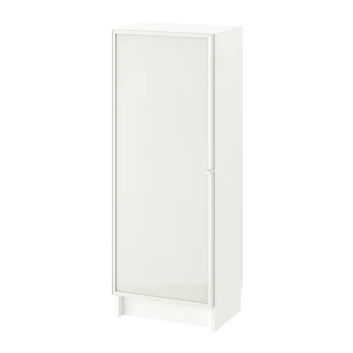 BILLY/HÖGBO - 書櫃附玻璃門板組合, 白色, 40x30x106 公分 | IKEA 線上購物 - PE875418_S4