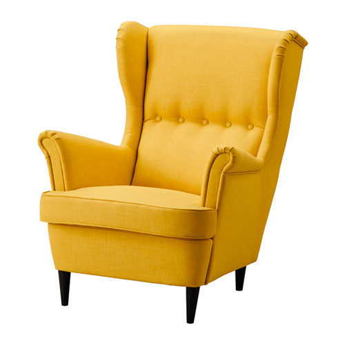 STRANDMON - 扶手椅, Skiftebo 黃色 | IKEA 線上購物 - PE517970_S4