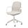 LÅNGFJÄLL - office chair with armrests, Gunnared beige/white | IKEA Taiwan Online - PE734844_S1
