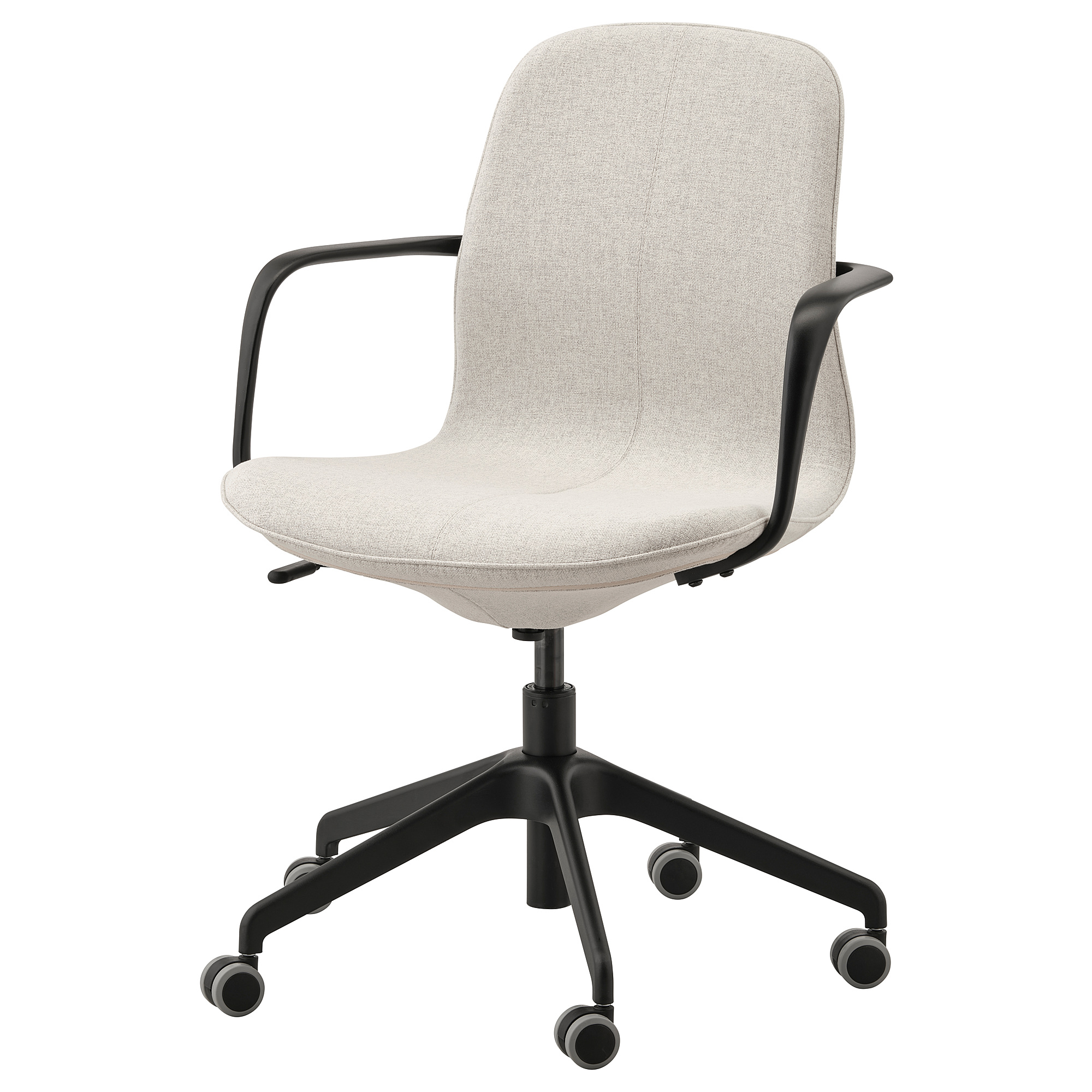 LÅNGFJÄLL office chair with armrests