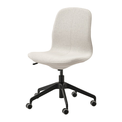 LÅNGFJÄLL - 會議椅, Gunnared 米色/黑色 | IKEA 線上購物 - PE734858_S4