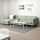 LANDSKRONA - 4-seat sofa, with chaise longue/Gunnared light green/metal | IKEA Taiwan Online - PE680346_S1