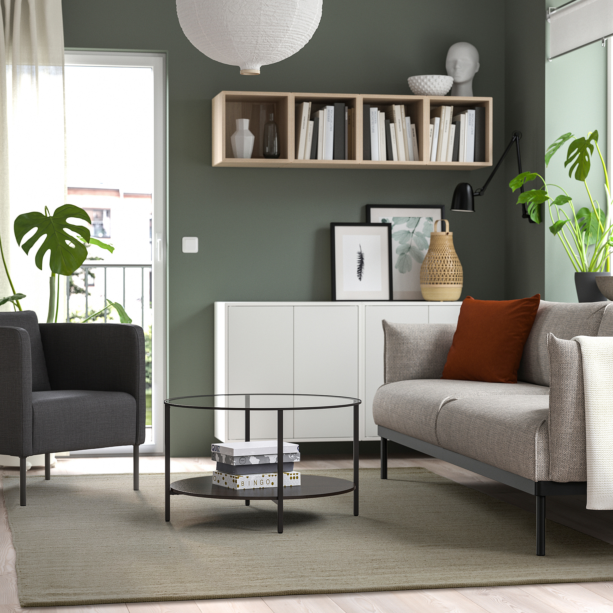TIDTABELL rug, flatwoven