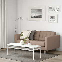 LANDSKRONA - 雙人座沙發, Grann/Bomstad 黑色/金屬 | IKEA 線上購物 - PE514802_S3