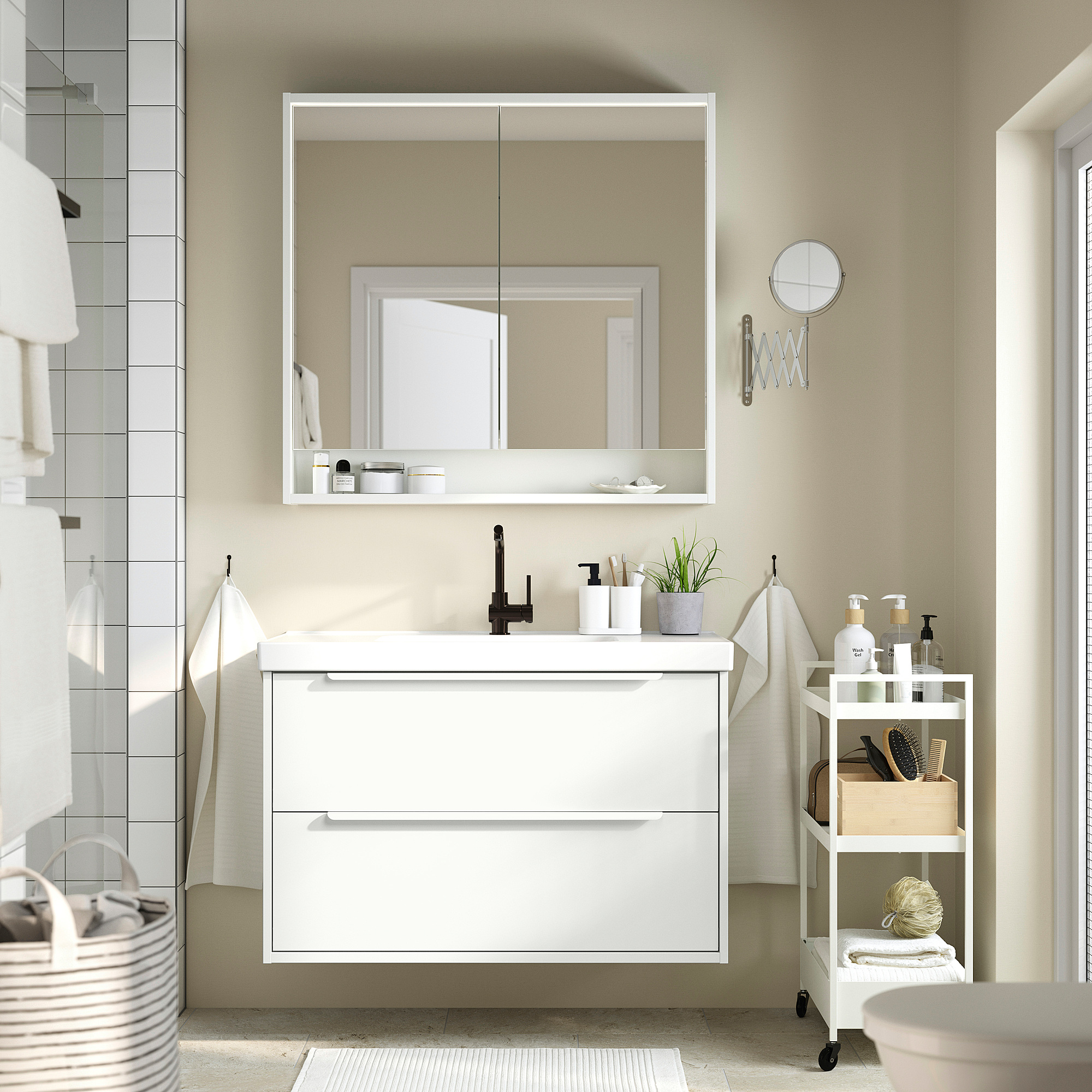 HAVBÄCK wash-stand with drawers