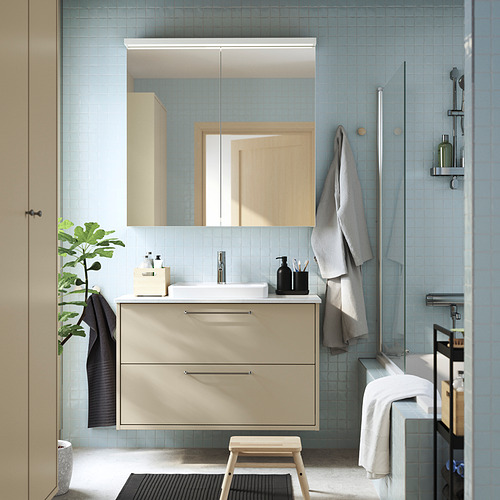 HAVBÄCK/ORRSJÖN wash-stnd w drawers/wash-basin/tap