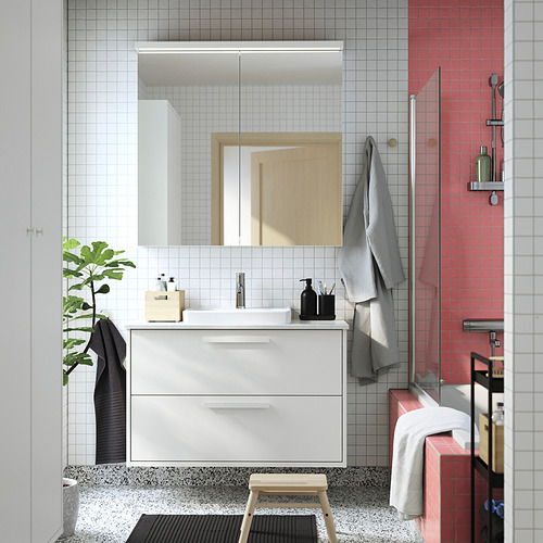 HAVBÄCK/ORRSJÖN wash-stnd w drawers/wash-basin/tap